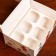 Packaging for 6 cupcakes with a window "Christmas House", 25 x 17 x 10 cm