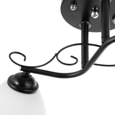 Aurora chandelier 2he27 40W Black 48x26 cm-6