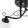 Aurora chandelier 2he27 40W Black 48x26 cm
