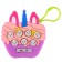 Developing toy "unicorn", sound with light effects