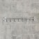 Wall hook on the bar, moving, accoona a166-8, 8 pcs, color chrome