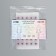 Iplikator-river, the basis of spanbond, 70 modules, 32 × 26 cm, white/lavender color