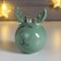 Souvenir ceramics ball "Losik" Green 10x7.5x7.7 cm
