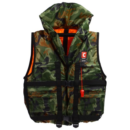 Rescue vest with the headrest "Captain", bilateral, large, 100 kg