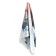 Women's scarf, size 90x90 cm