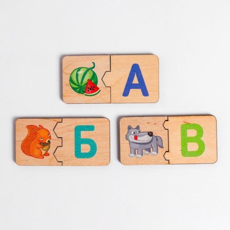 Wooden puzzle "ABC-rawous"-1