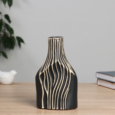 VAZ Coramics Table "Aurora" 20.5x12 cm, black