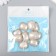 Decor for creativity plastic "Pearl rectangle" set of 10 pcs 2.3x2.8 cm