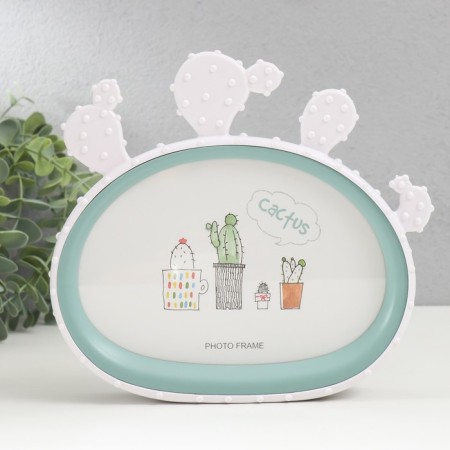 Photo frame Bilateral plastic in 2 photos 12x17 cm "Cactus" 3.5x21x8.5 cm
