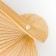 Fan bamboo, textiles h = 21 cm "monocet" in a box, red