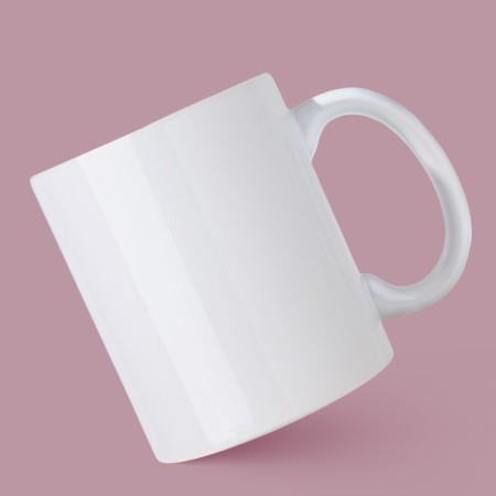 Ceramic mug “All in Batya”, 320 ml, white color-2