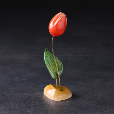 Souvenir "Flower Tulip", medium, selenite-1