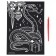 Engraving on the New Year "Snake" with a golden effect, A4, New Year's set for creativity