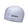 ATEMI Pu 12 swimming cap, fabric with polyurethane coating, silver color