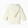 Jumper knitted baby I'm with a hood height 86-92 cm, milk