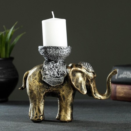 Climb "Elephant", gold 13x19 cm, for a candle d = 4 cm-1