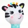Toy - "Zebra" squeak with a rattle