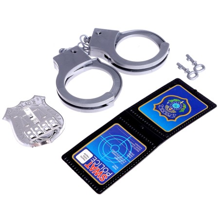 Ack-47 policeman set, 6 items, a machine gun shoots with soft bullets-7