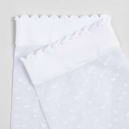 Гольфы для девочек CE MOLLY цвет белый (bianco), р-р 22-8