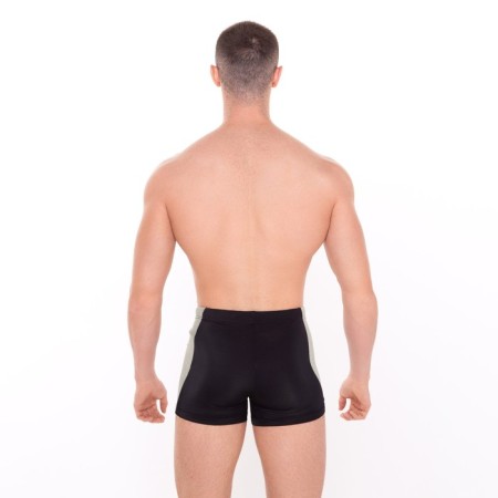 Bathing panties-boxers, black color/khaki, size 56-4
