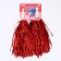 Pompons 2 pcs, the color is red