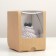Packaging for one cupcake with a window, craft, 12.5 x 9.5 x 9.5 cm