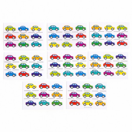 The puzzle is wooden. Repeat on the model of "cars", developing games for children-5