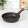 Pan, d = 22 cm, plastic handle, anti -stick coating, color coffee marble