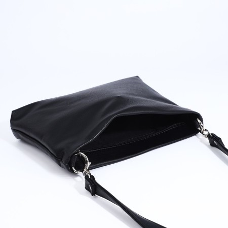 Richet Cross-Body bag, external pocket, black color-5