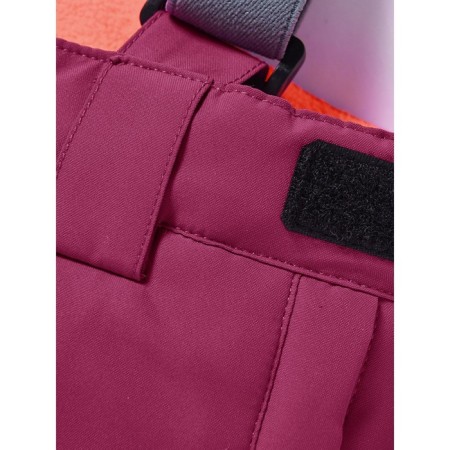 Ski costume for a girl, height 110 cm, burgundy color-10