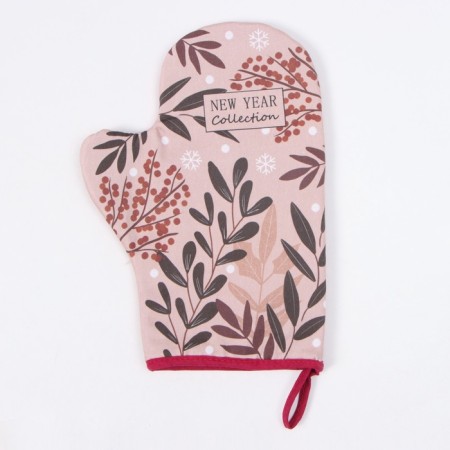 Mittens-Object Ethel "New Year's Jewelry" 20x28 cm, 100% HL, Vatin 250 g/m2-2