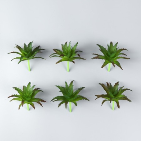 Artificial succulent for creating the florarium "Aloe Tree" 14x7.5x7.5 cm-2