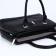Lightning tout bag, external pocket, long belt, black color