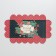 Box for confectionery products with PVC Cinnamon cover, 10.5 x 21 x 3 cm, new year
