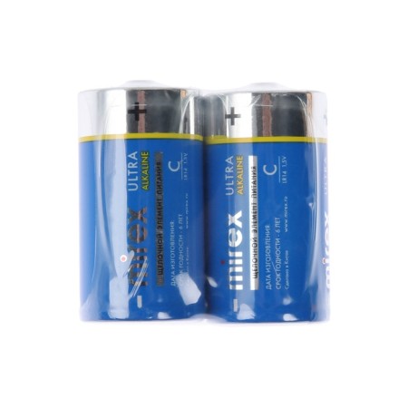 Battery Alkalin Mirex, C, LR14-2S, 1.5V, Spike, 2 pcs.-2