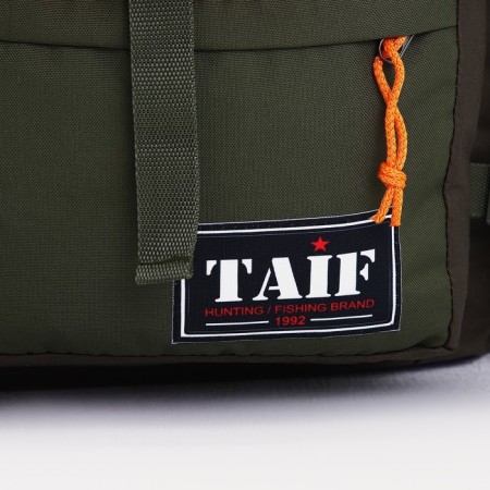 Tourist backpack, TAIF, 65 l, screed department, 3 outer pockets, khaki color-8