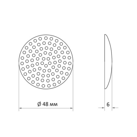 Stop tundra, furniture, 48 x 6 mm, 4 pcs.-8