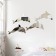 Interior stickers "dolphins", mirror, decor on the wall, set 4 pcs, pcs 30 x 15 cm