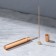 Penal for storing incense, gold, metal, with incense