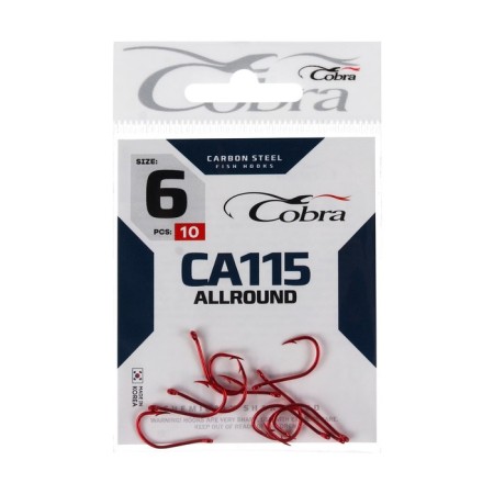 Cobra Allround hooks, series CA115, No. 06, 10 pcs.