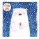 Paper Napkins “White Bear with a gift”, 33x33 cm, set 20 pcs.