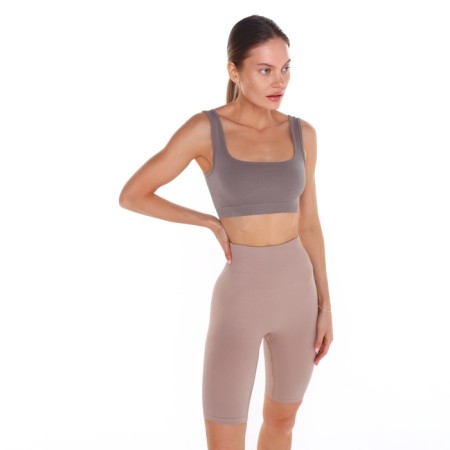 Top female, brown color, size 44 (m)