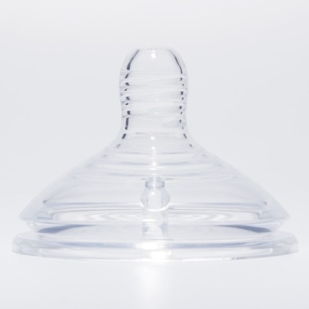 A nipple for a bottle, +3 months., Average stream, wide throat 60mm.-1