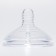 A nipple for a bottle, +3 months., Average stream, wide throat 60mm.