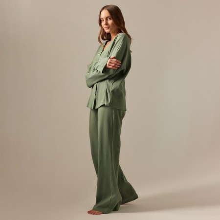 Home suit (shirt and trousers) SL Home p. M, olive-7