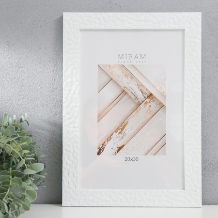 Photo frame Plastic "Mira" 20x30 cm, 651660-8, (plastic screen)