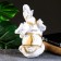 Pigger "Elephant with Money" White-gold, 15x13x26cm