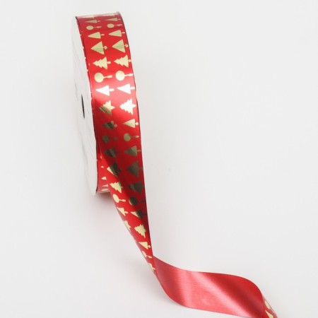Tape for decor and gifts, Christmas trees, 2 cm x 45 m-2