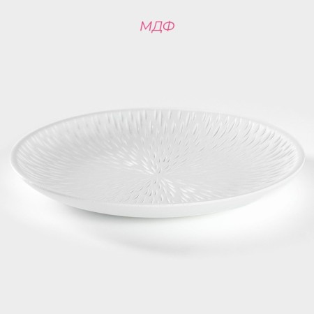 Fruit dish "Shine", d = 30 cm, white color-1
