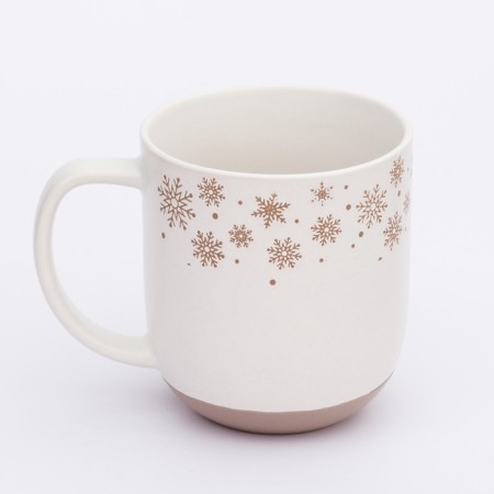 New Year's ceramic "Snow Tale" mug, 400 ml